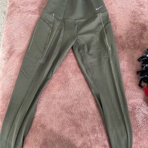 Nike Dri-FIT Dark Green Leggings